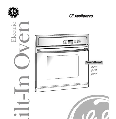 ge true temp stove manual